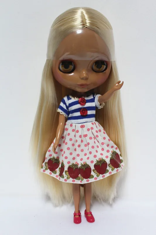 Кукла Blygirl Blyth с золотыми волосами Обнаженная кукла 706BL6984 обычное тело 7 суставами