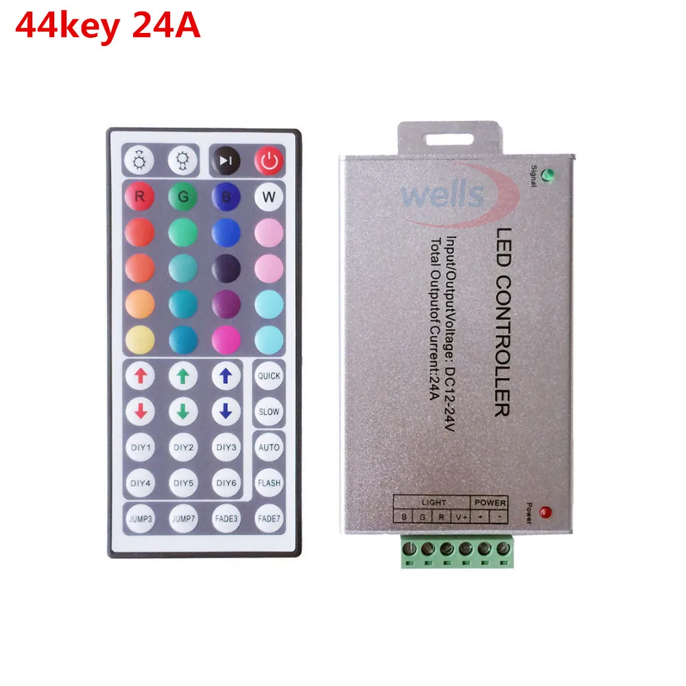 Мини 3key 10key 17key 24key 44key RGB контроллер для 5050 3528 2835 Светодиодные ленты светильник ленты лампы 12V 24V - Цвет: Слоновая кость