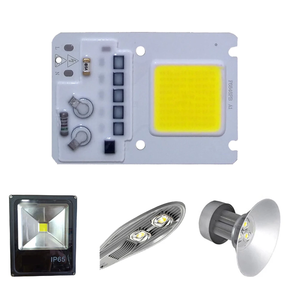 5 шт./лот Smart IC высокомощный светодиодный чип cob для проекторов 20 Вт 30 50 220 В DIY