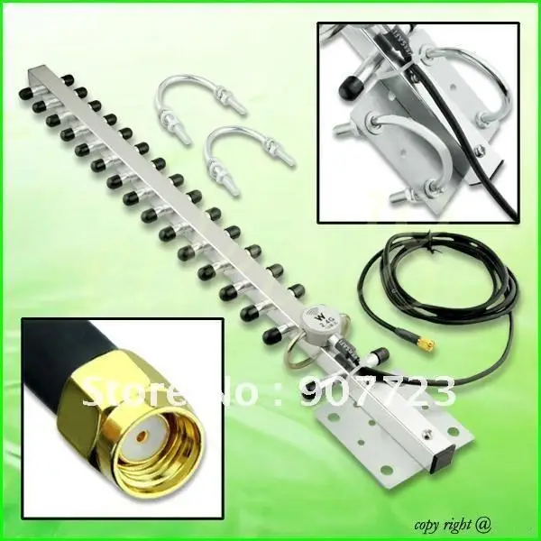 16 дБи 2 4 ГГц Wi Fi Yagi антенна усилитель сигнала 4G 16dBi 802.11b/g|booster 2.4 ghz|booster wifibooster |