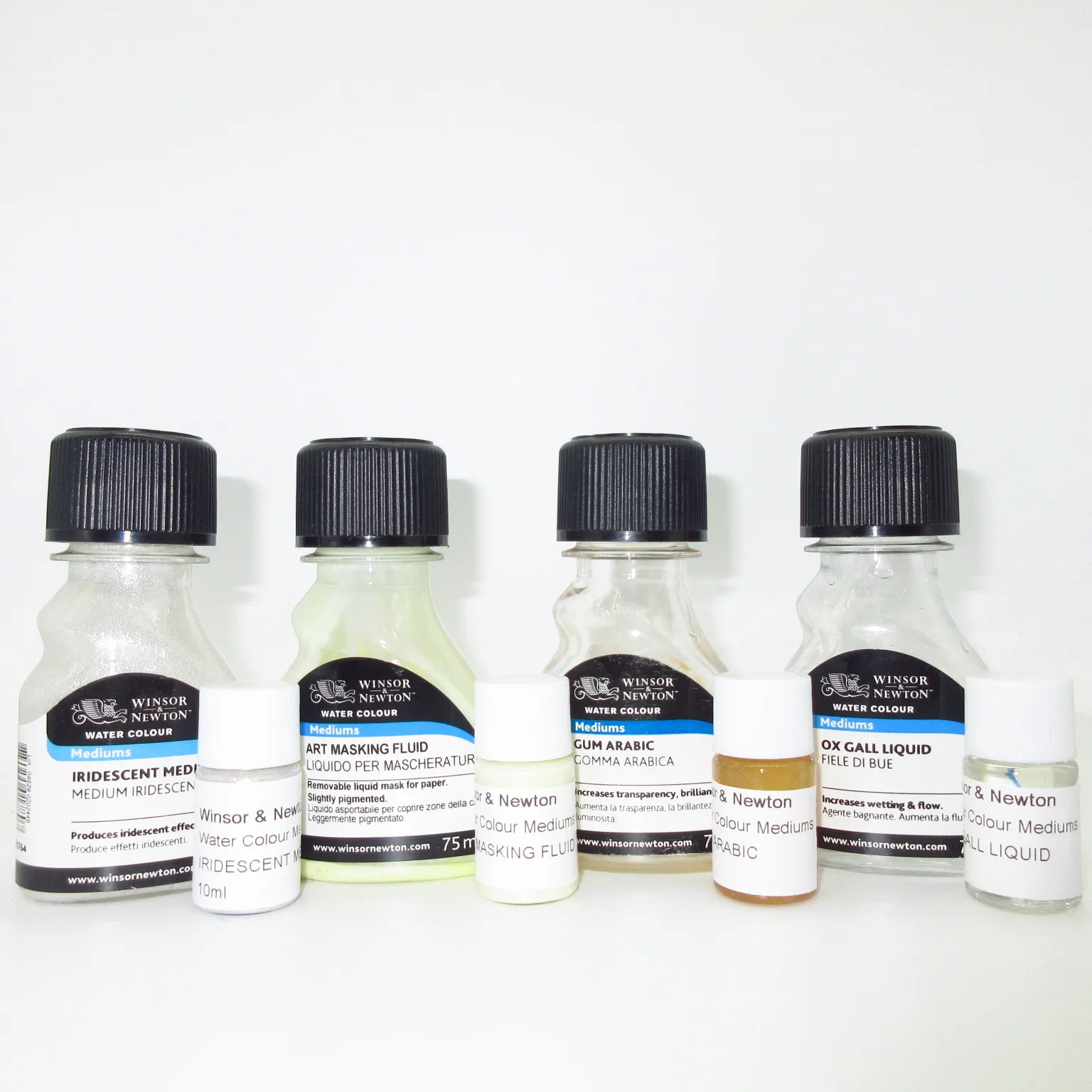 Winsor& Newton акварельные Mediums Mini 10 мл художественная Маскировка OX Gall Gum арабский переливающийся Средний