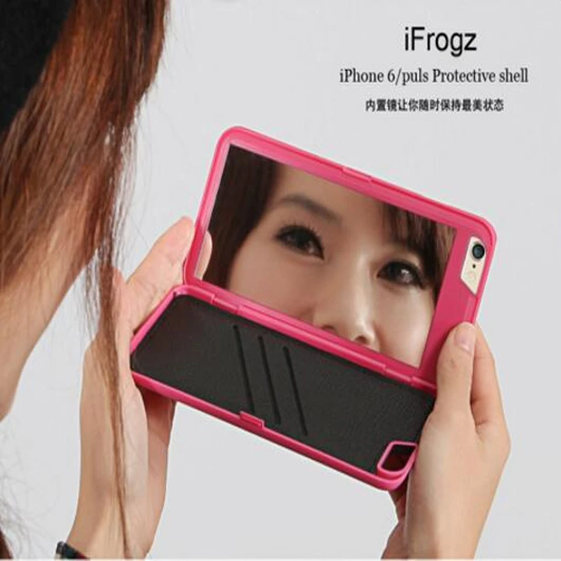 Модный Роскошный чехол-бумажник с откидной крышкой зеркальные женские чехлы для