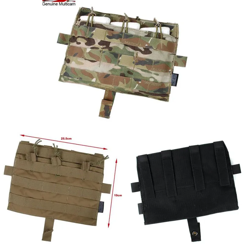 Страйкбольная охотничья TMC Molle M.4 Тройная Магнитная сумка Мультикам для