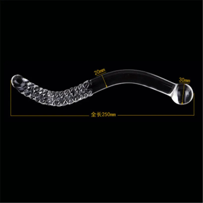 Clomedsx Кристалл dildo Анальная пробка массаж простаты мастурбатор секс-игрушки для