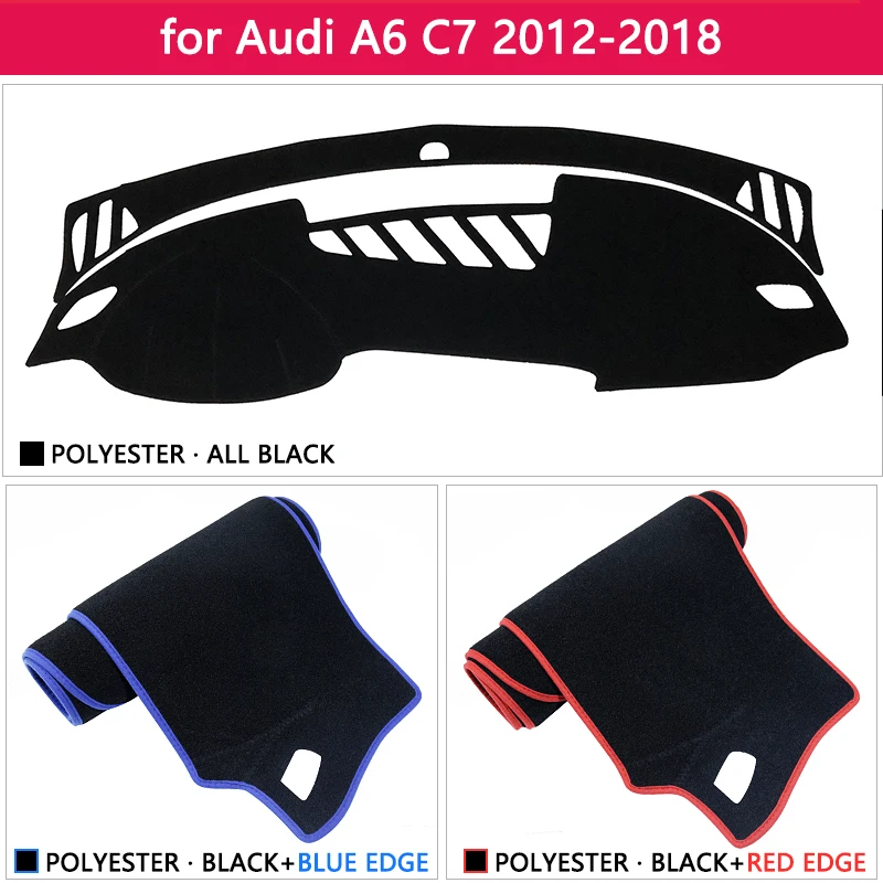 Для Audi A6 C7 2012 ~ 2018 4G Противоскользящий коврик на приборную панель солнцезащитный