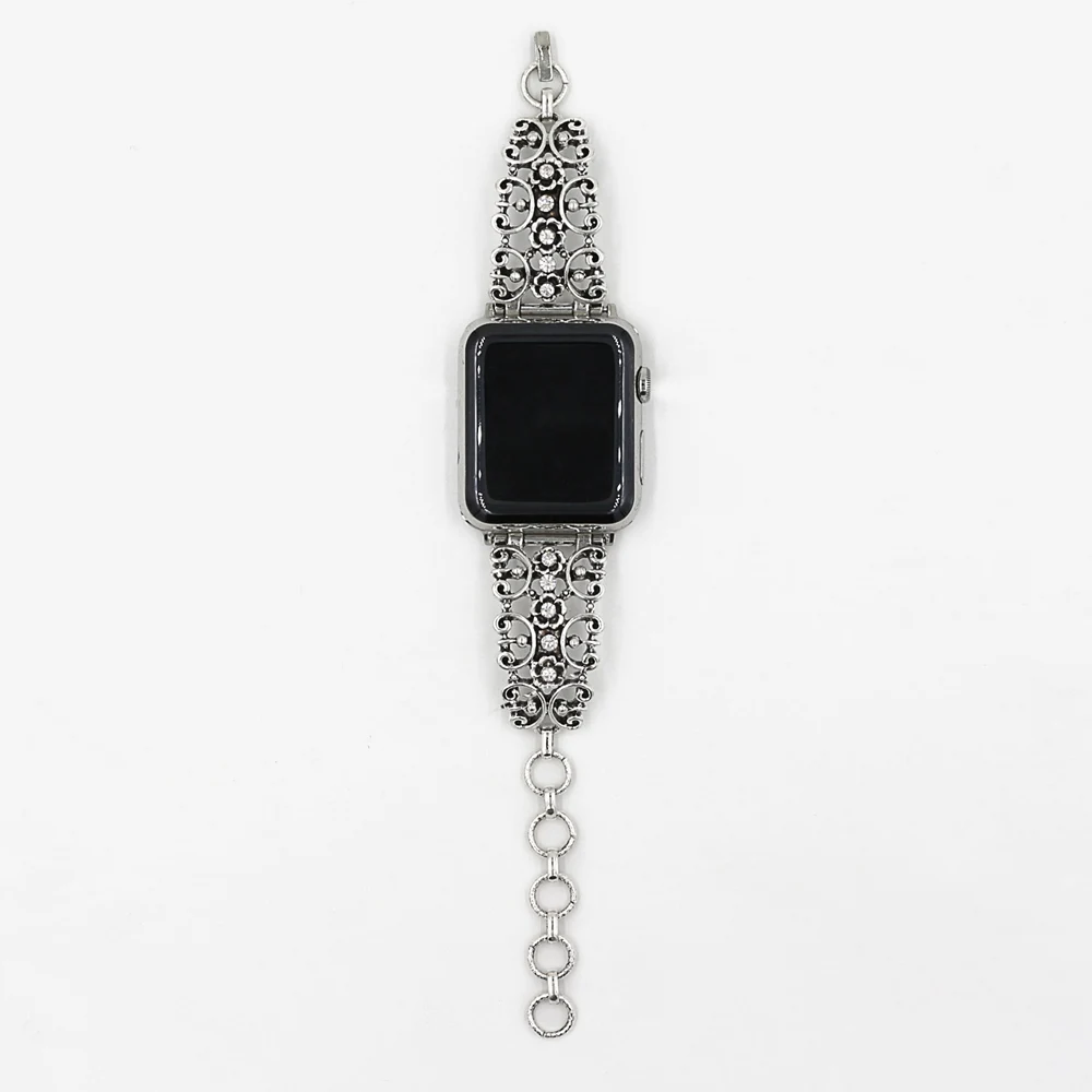 Браслет цепочка URVOI из нержавеющей стали для apple watch 6 SE 5 4 3 2 1|Ремешки часов| |