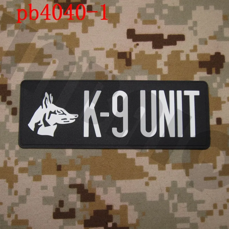 3D ПВХ патч K-9 блок K9 собаки мораль тактических военных