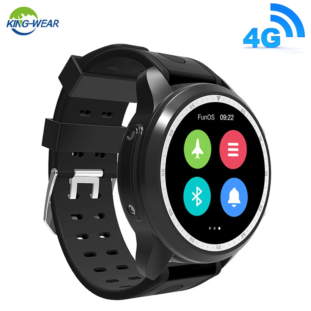 KingWear KC03 4G Smartwatch Phone Call 1.3'' Android 6.0 MTK6737 1.2GHz 1GB+16GB Sedentary Reminder Bluetooth 620mAh Smart Watch |