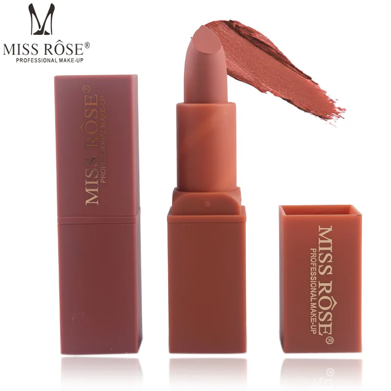 2017 мисс Роуз матовый губная помада водостойкая дешевая косметика Помада пигмент