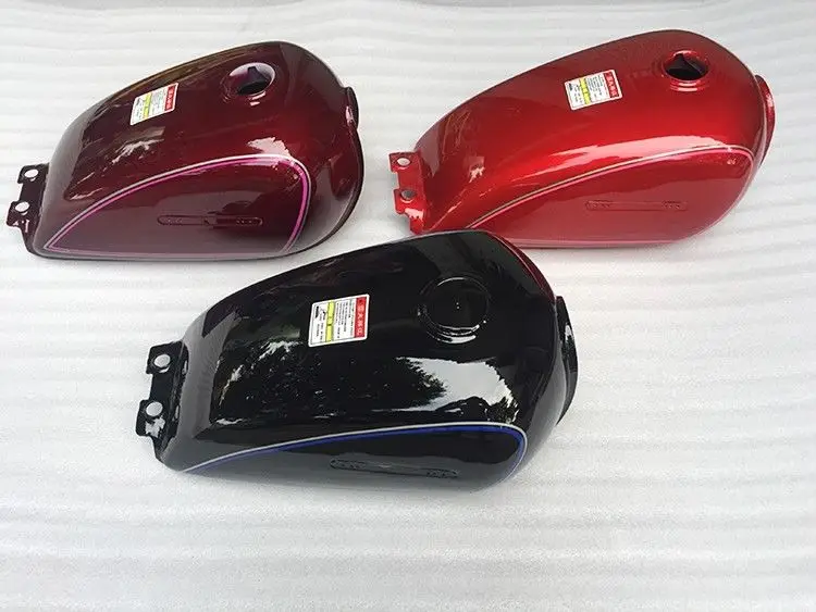 Мотоцикл Винтаж 9L Кафе Racer бак топливный для SUZUKI GN125 HJ125 8|Топливный бак| |