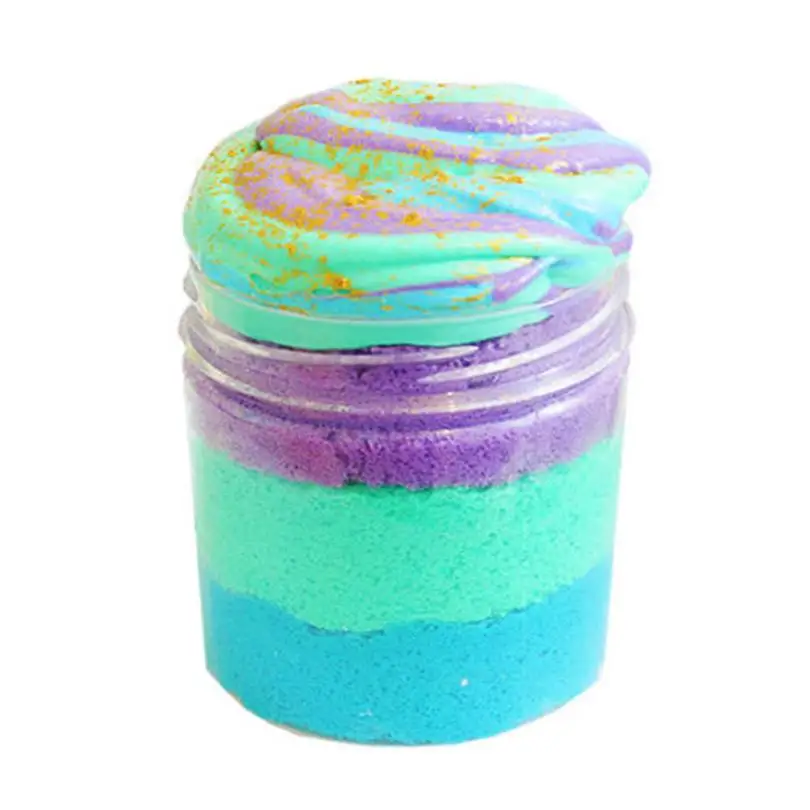Crystal Ball Mud Creative Modeling Children Intelligent Magic Shiny Beautiful Color Mixing Cloud Slime Squishy Putty Scented TOY | Игрушки и