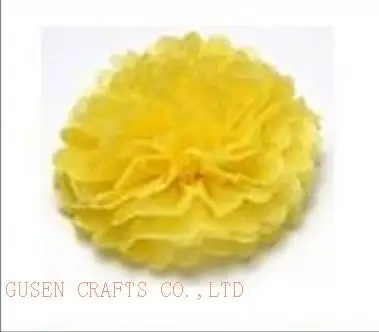 9 lemon yellow 10 см = 4 дюйма 10 шт. Папиросные бумажные цветы шарики-Помпоны фонари вечерние украшения для свадебного украшения разные цвета на выбор - Цвет: 9 lemon yellow