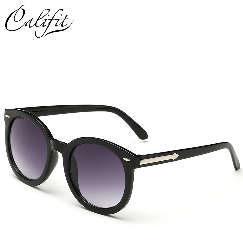 Винтажные круглые солнцезащитные очки женские для женщин брендовые