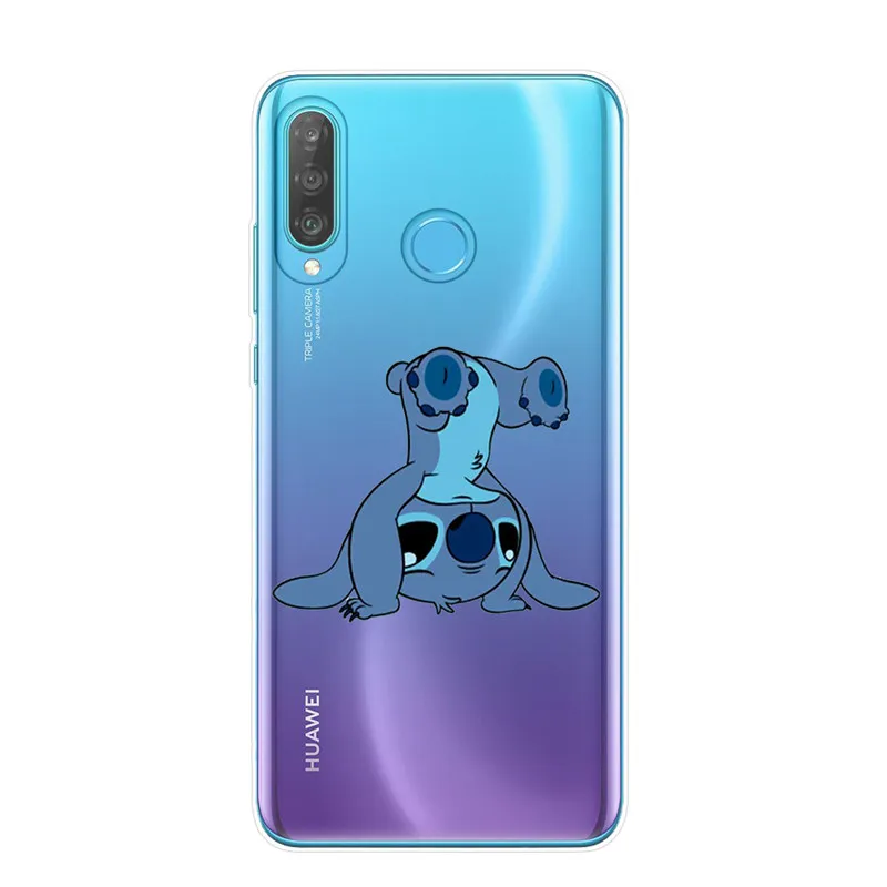 T5976 Мультяшный милый Стич Ститч чехол для телефона huawei P30 P20 Lite Pro P10 P9 P8 Lite Мягкий силиконовый чехол из ТПУ - Цвет: T5976