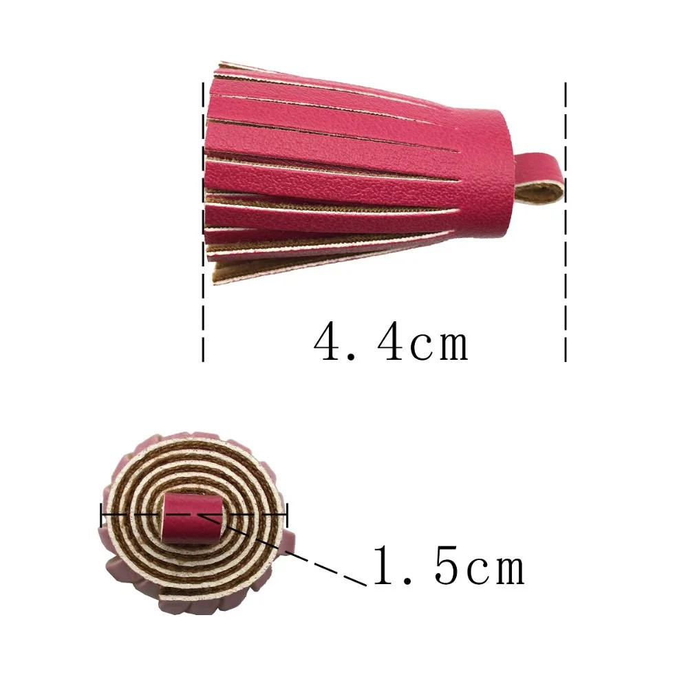 CHENGRUI L177, 4,4 см, с бахромой, с кисточками из кожи, с бахромой, аксессуары, ювелирные изделия, украшения, ручная работа, 2 шт./пакет