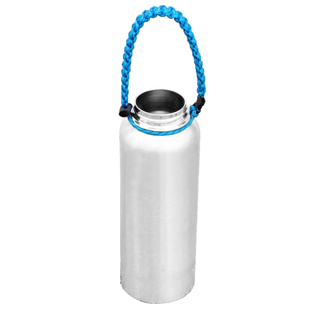 Регулируемая ручка для бутылки с водой из Паракорда ремешок выживания|water bottle