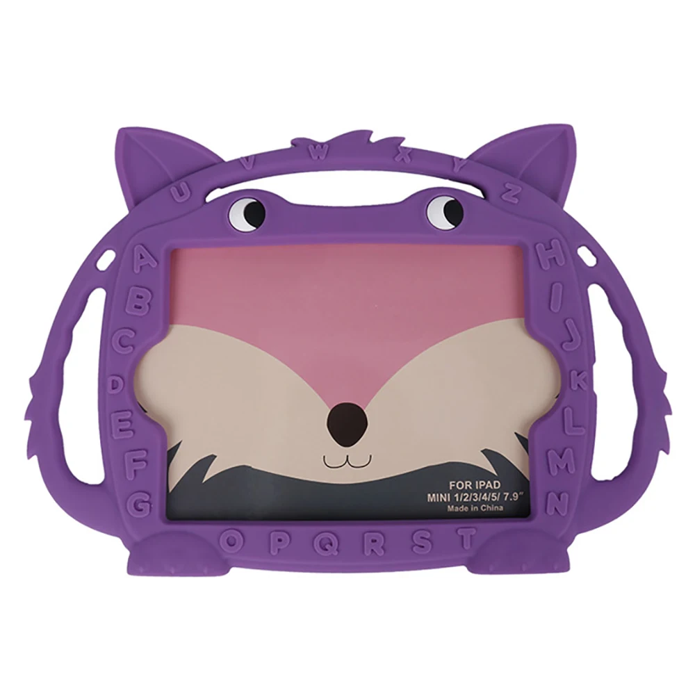 Милый ударопрочный чехол 3D Fox EVA для iPad Mini 1 2 3 4 5 держатель планшета детские