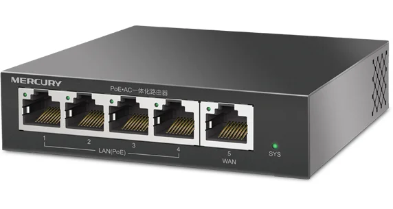 Wi Fi контроллер беспроводной доступа 5 портов роутер PoE шлюз 100/1000 Мбит/с проводной
