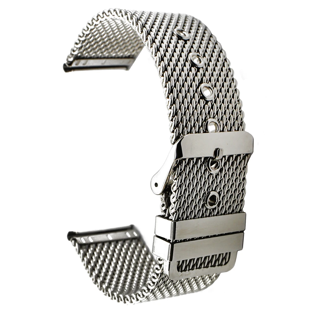 

20mm 22mm 24mm Milanese Stainless Steel Watch Band for Diesel Watchband Men Women Metal Strap Wrist Loop Belt Bracelet Black