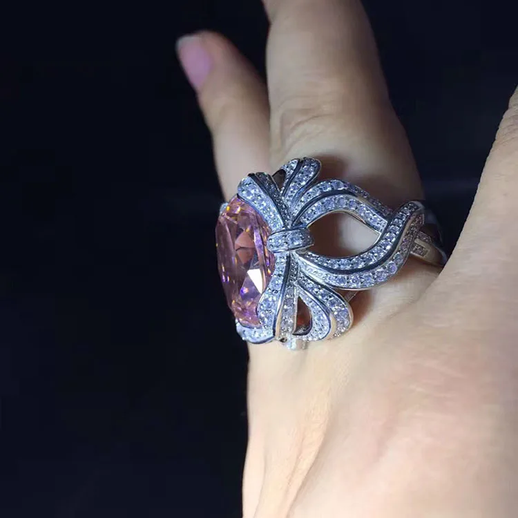 Qi Xuan_Fine Jewelry_Handmade Rings_S925 Твердые серебряные высокого класса ретро темперамент женские rings_завод прямые продажи