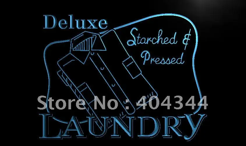 

LK935- Laundry Dry Clean Starched & Pressed Light Sign