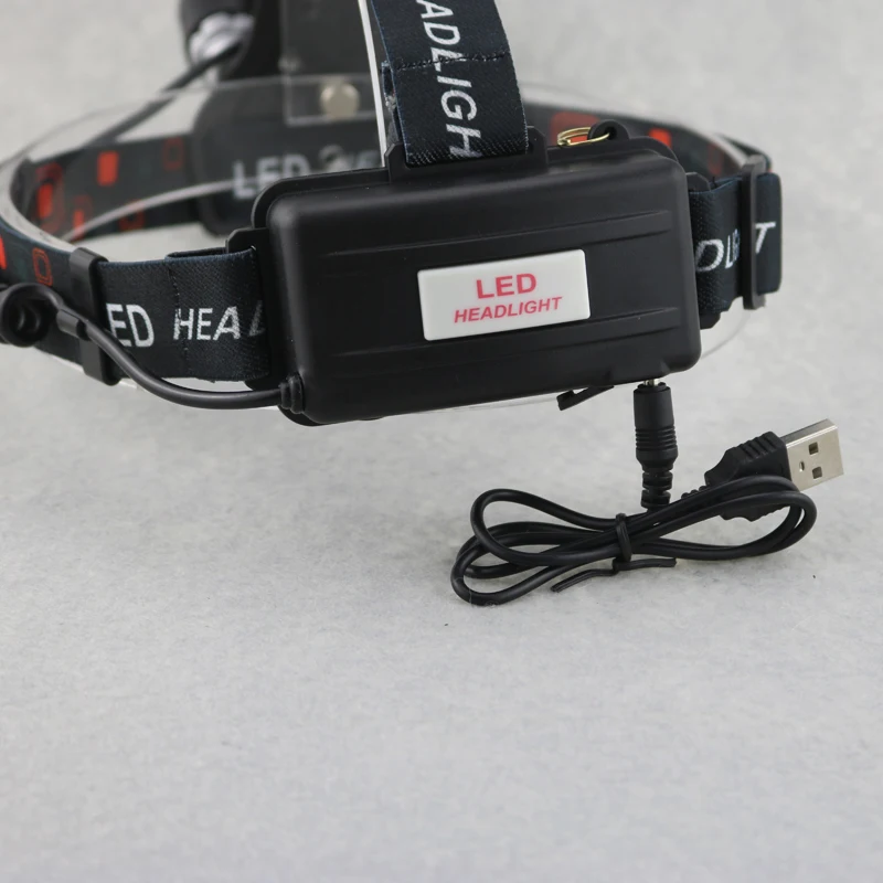BORUIT RJ 3000 1xCREE XML T6 белый свет + 2x R5 УФ 3 режима USB Перезаряжаемый светодиодный