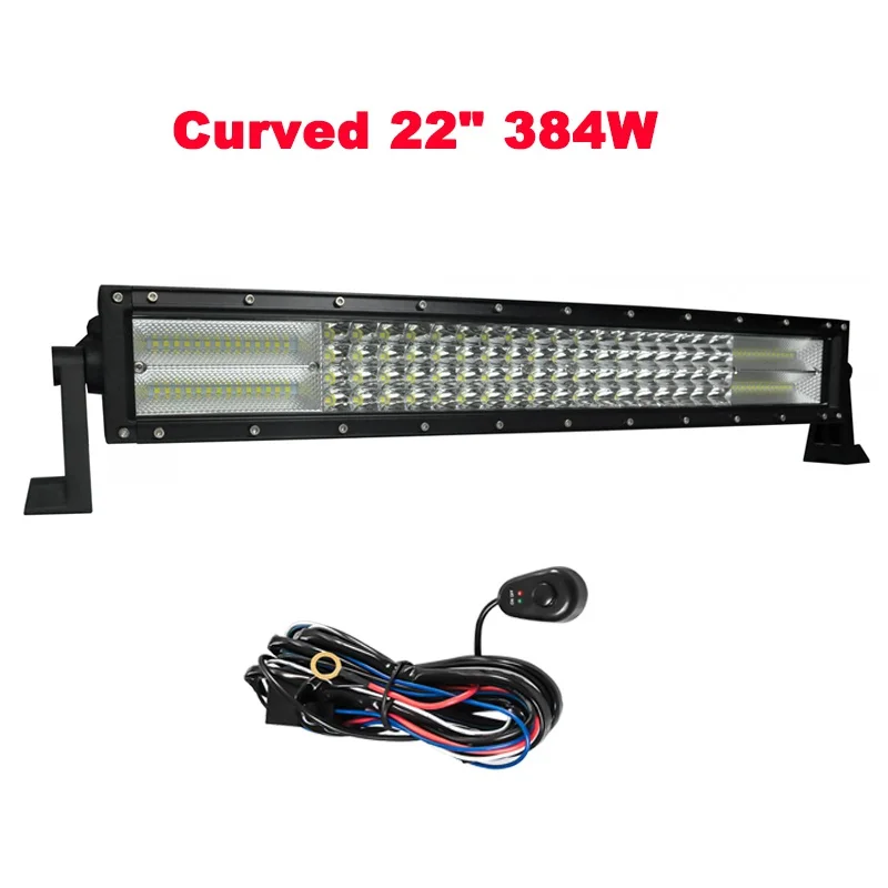 CURVED 22 INCH VISORAK 22 32 42 5" четыре ряда прямой изогнутый СВЕТОДИОДНЫЙ светильник 4x4 4wd внедорожный светодиодный бар для автомобиля лодки 4WD 4x4 грузовик внедорожник ATV Jeep - Цвет: CURVED 22 INCH