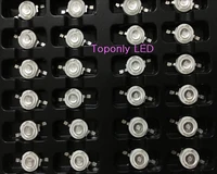 1w uv high power led diode bulb DC30-34v 350mA 380-385nm ultravoilet for inspectiondisinfection 500pcslot DHL free shipping