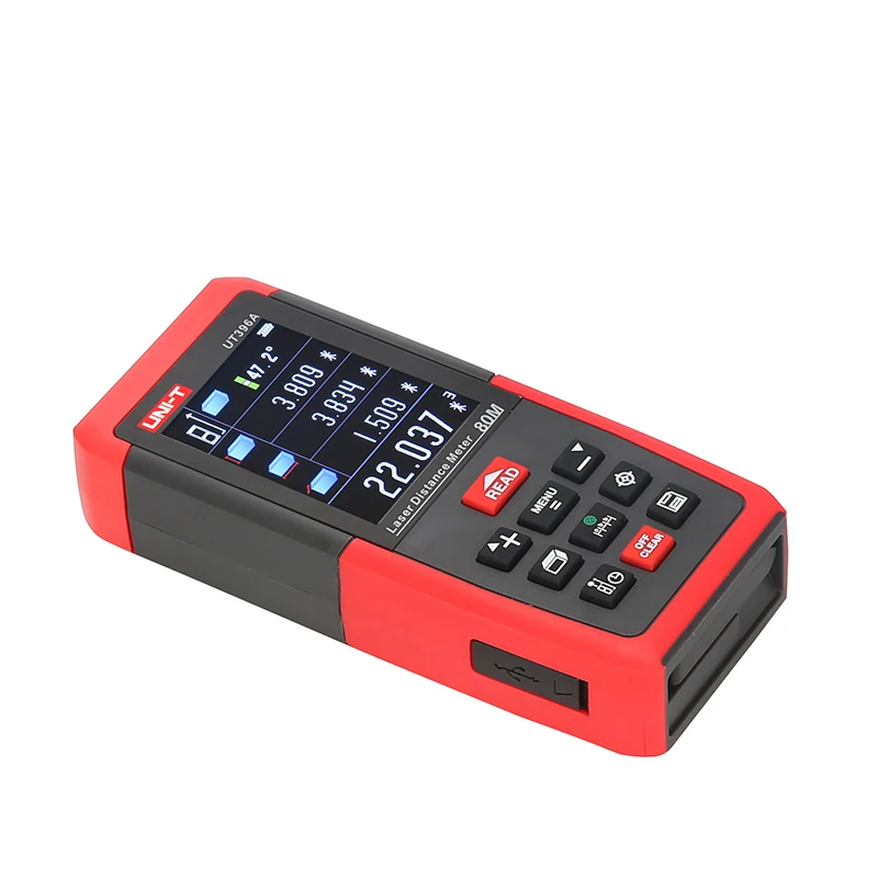 UNI T цифровой лазерный дальномеры расстояние камеры USB 80 м 120 измеритель