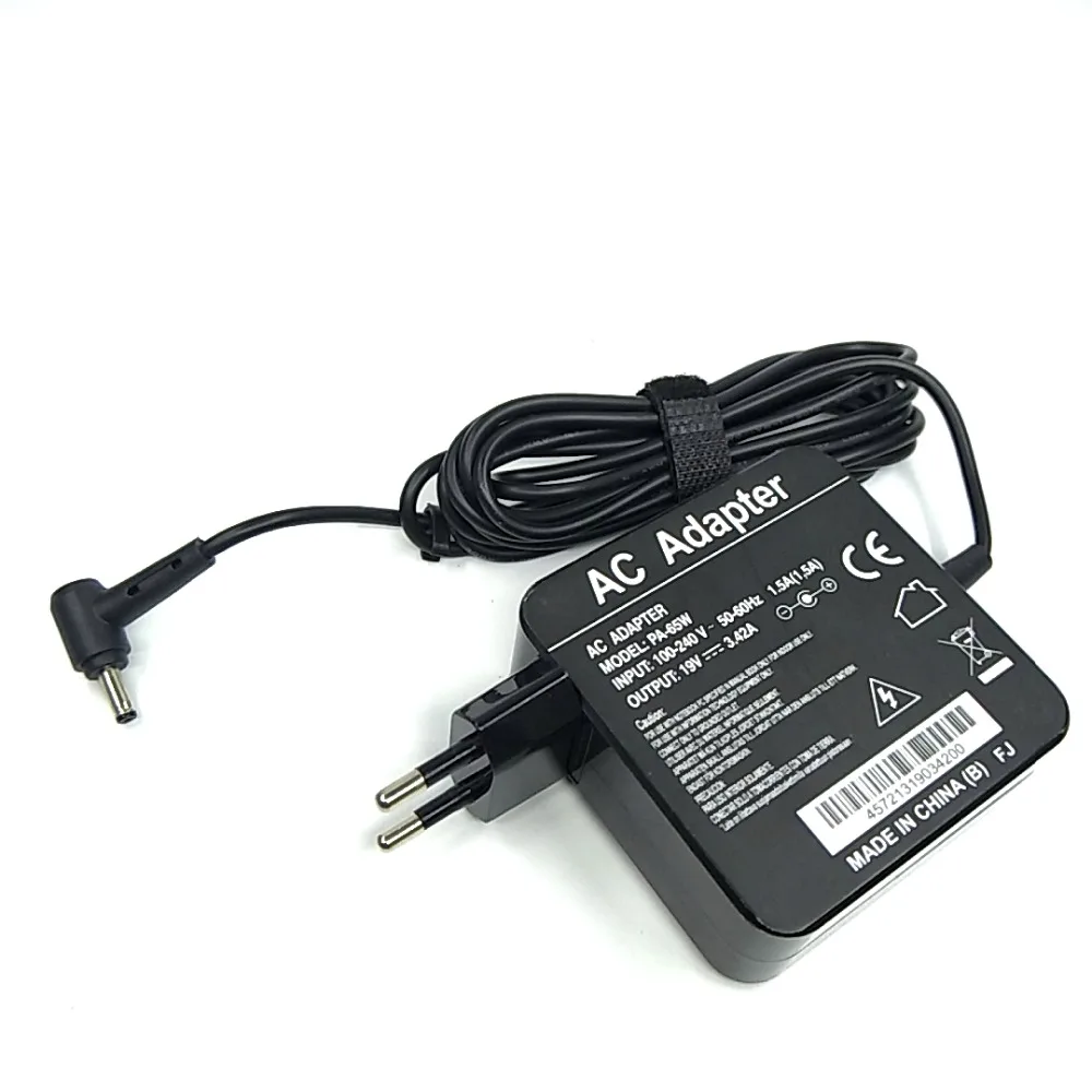 Адаптер питания для ASUS UX21A UX303 UX300 S200E X201E X503M X553M UX305 UX32A UX31A 19V3.42A 65 вт 4 0*1 35 мм