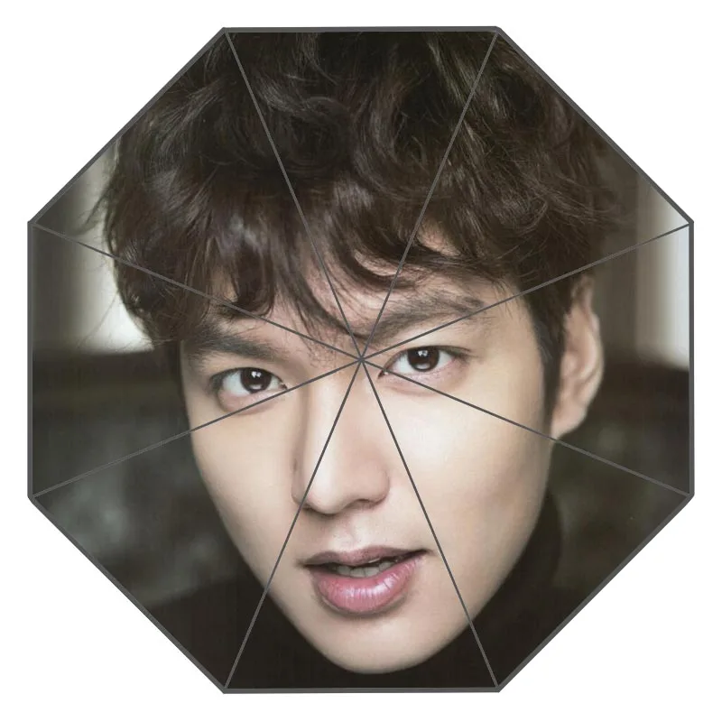 16 Хороший пользовательский Lee Min Ho солнечный и дождливый зонтик дизайн Портативный Модный стильный полезный зонтик подарок для вас - Цвет: 16