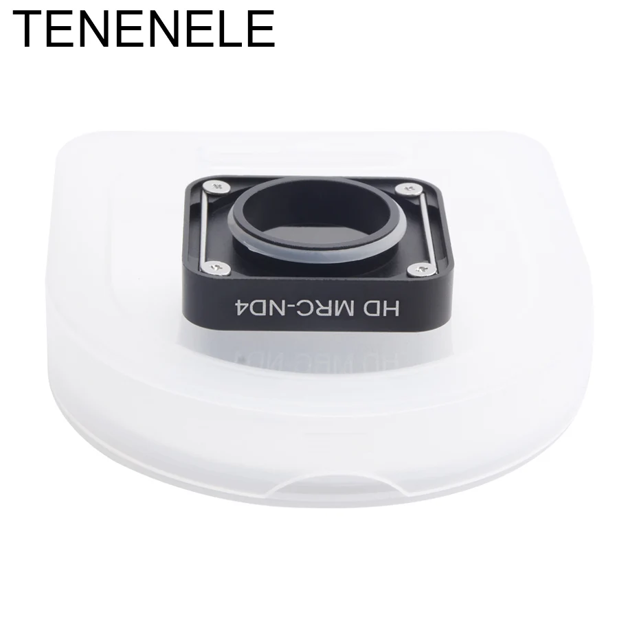 TENENELE Go Pro, спортивные фильтры для экшн-камеры, набор фильтров нейтральной плотности для GoPro Hero 5, 6, 7, черный, ND 4, 8, 16, фильтр для Hero