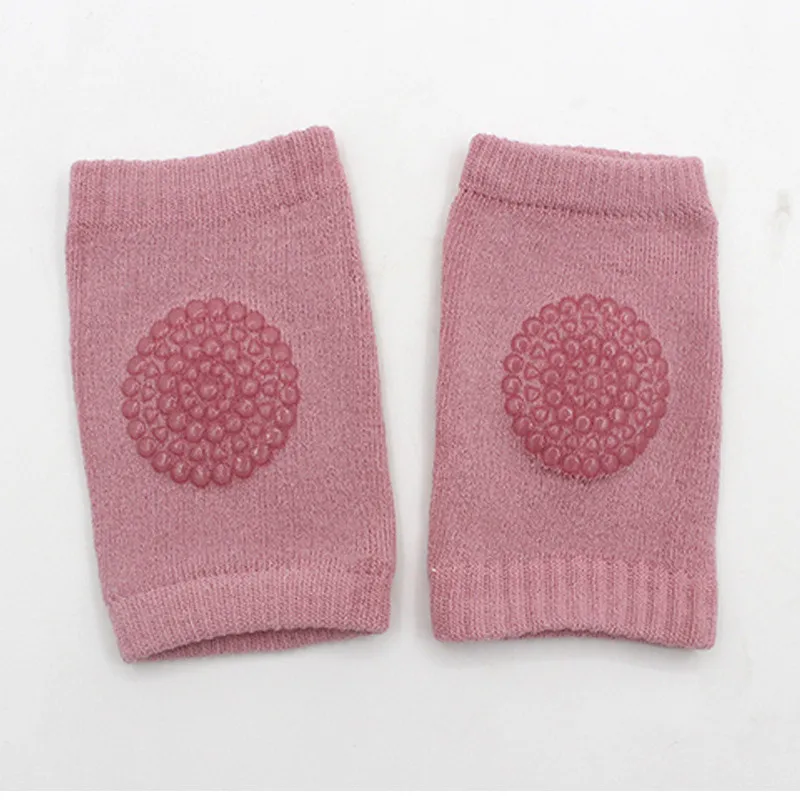 LightPink 1 пара, наколенники Детские, удобные, хлопковые, дышащие, губчатые, Детские наколенники, учатся ходить, лучшая защита, леггинсы для ползания - Цвет: LightPink