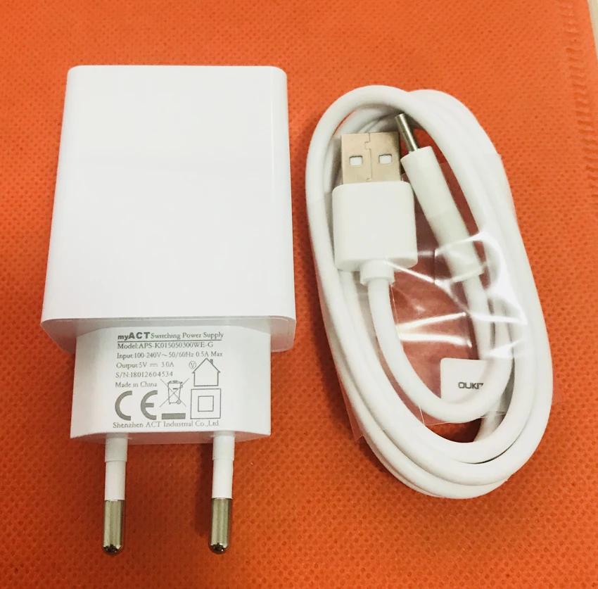 Оригинальное быстрое зарядное устройство 3 0 А с европейской вилкой и USB-кабелем