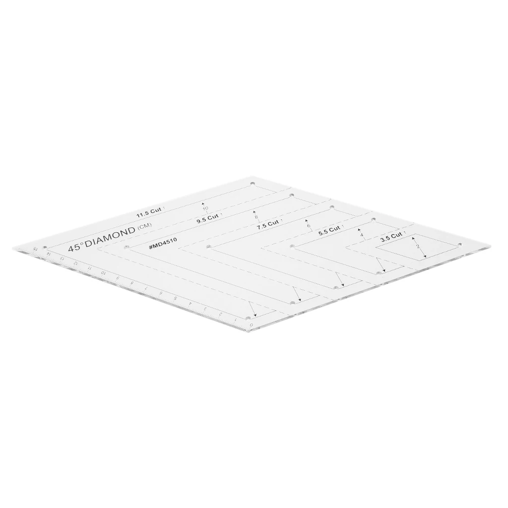 4 шт. жесткие пластиковые ромбовидные/шестигранные/треугольные линейки для