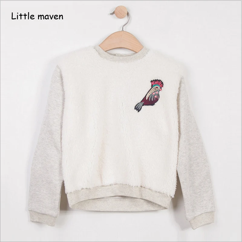 Little maven/Новинка 2017 года Брендовая зимняя одежда для маленьких девочек Теплая