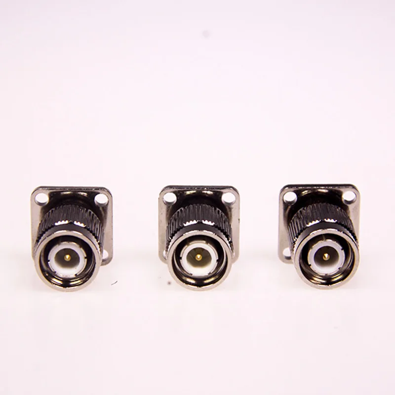 

50pcs TNC connector male panel mount plug adapter TNC cable terminal wire connector