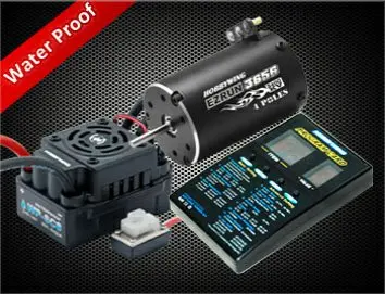 EZRun WP-SC8 ESC + 3656 3400KV мотор Pro-card комбо для 1/10 короткий грузовик/большое