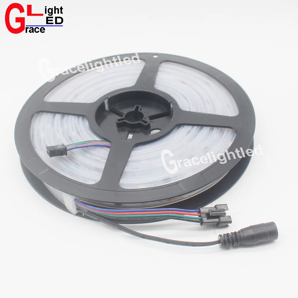 5 м RGB dream magic Светодиодная лента DC12V 6803 IC IP67 водонепроницаемая светодиодная лента 5050 SMD 150 светодиодный гибкий светильник+ 133 программа RF контроллер - Испускаемый цвет: 6803 Strip light