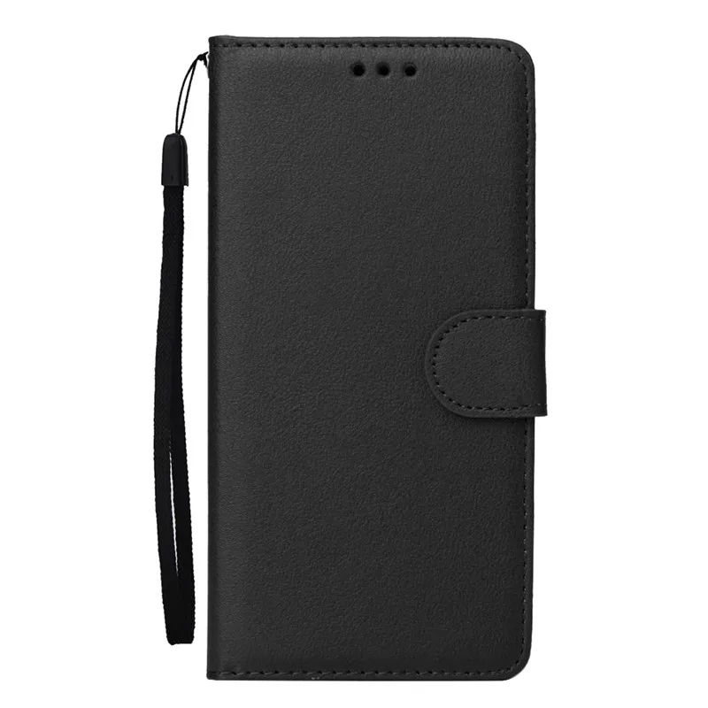 Кожаный чехол для Huawei Y5 Lite 2018 Y 5 Классические однотонные откидные чехлы-бумажники