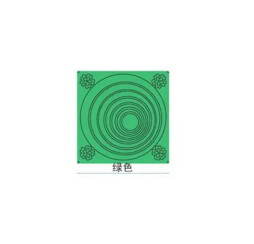 Green Узор в горошек, цветы, настенные Стикеры для детской комнаты, плакат, шкаф для холодильника, круглая художественная фреска, домашний декор, самоклеющиеся ПВХ Наклейки на стены - Цвет: Green