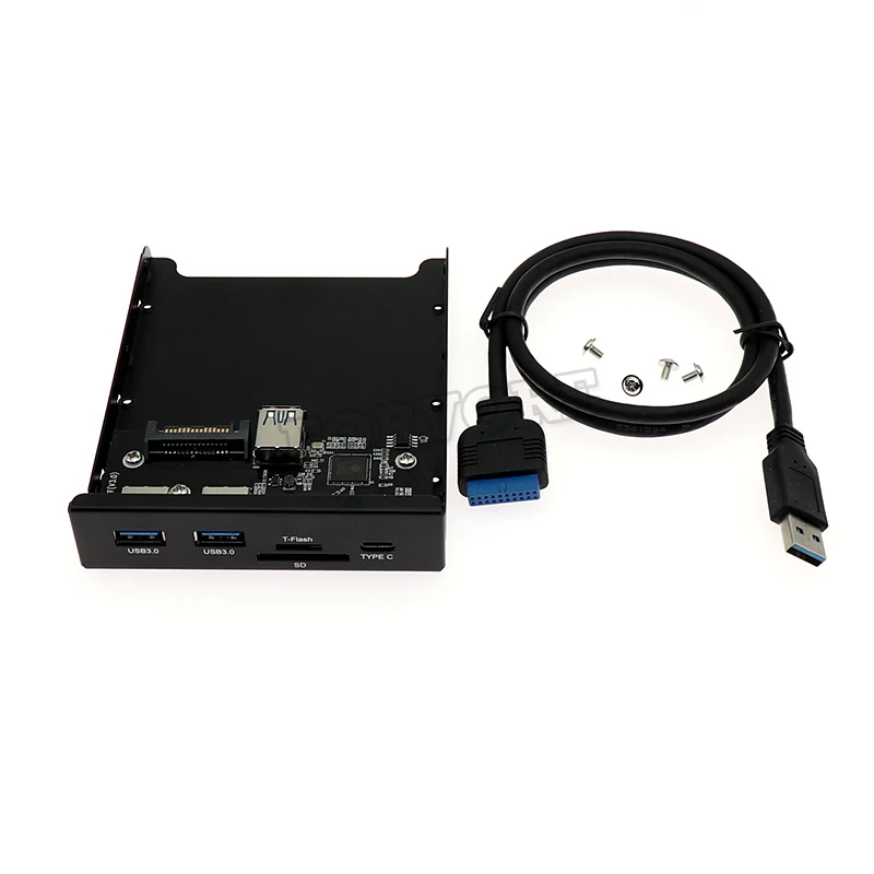 Передняя панель с флоппи-диском USB3.1 типа C 20 контактов к USB 3 0 встроенное