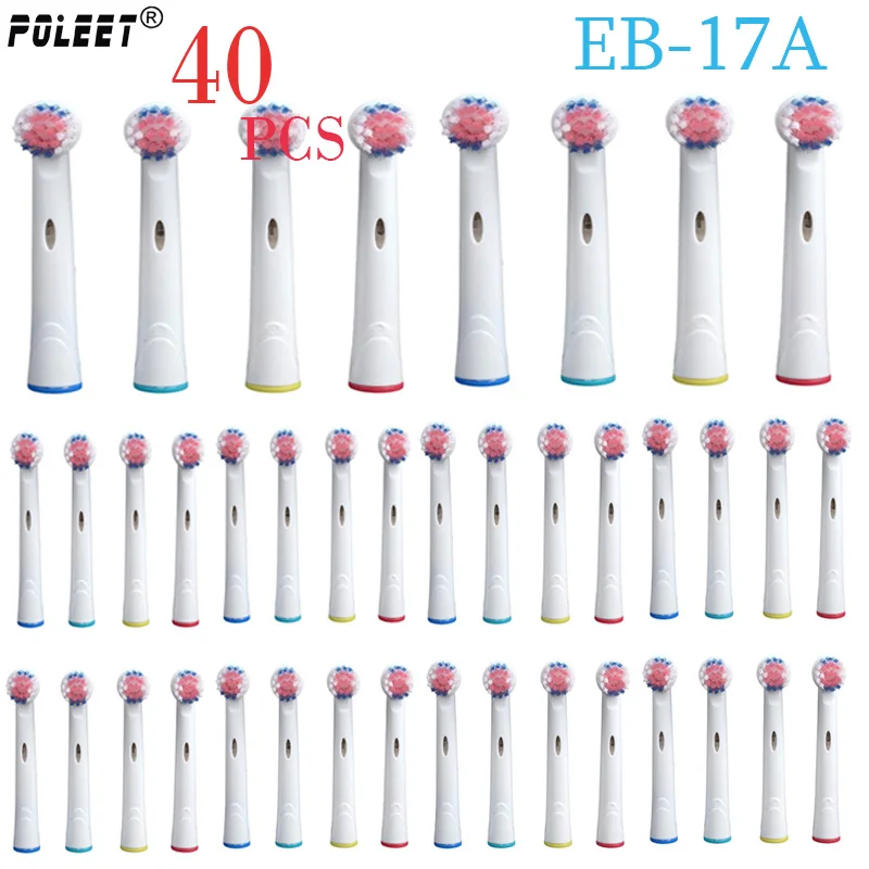 Электрическая зубная щетка 40 шт. насадки для электрической зубной щетки зубных