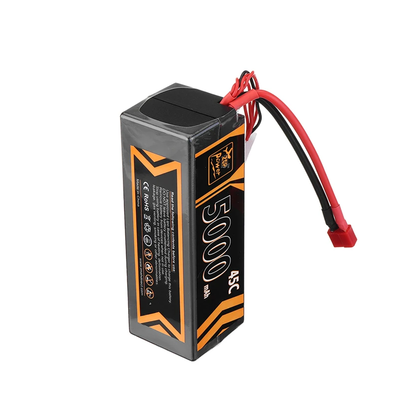 ZOP power 14,8 V 5000mAh 45C 4S Lipo батарея T Plug RC батарея для RC автомобиля RC пульт дистанционного управления игрушки запасные части