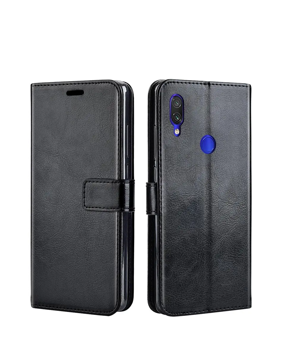Кожаный чехол-книжка для Xiaomi Redmi note 7, чехол для Redmi note 7, чехол для телефона Xiaomi Redmi Note 7 Pro Note7, чехол