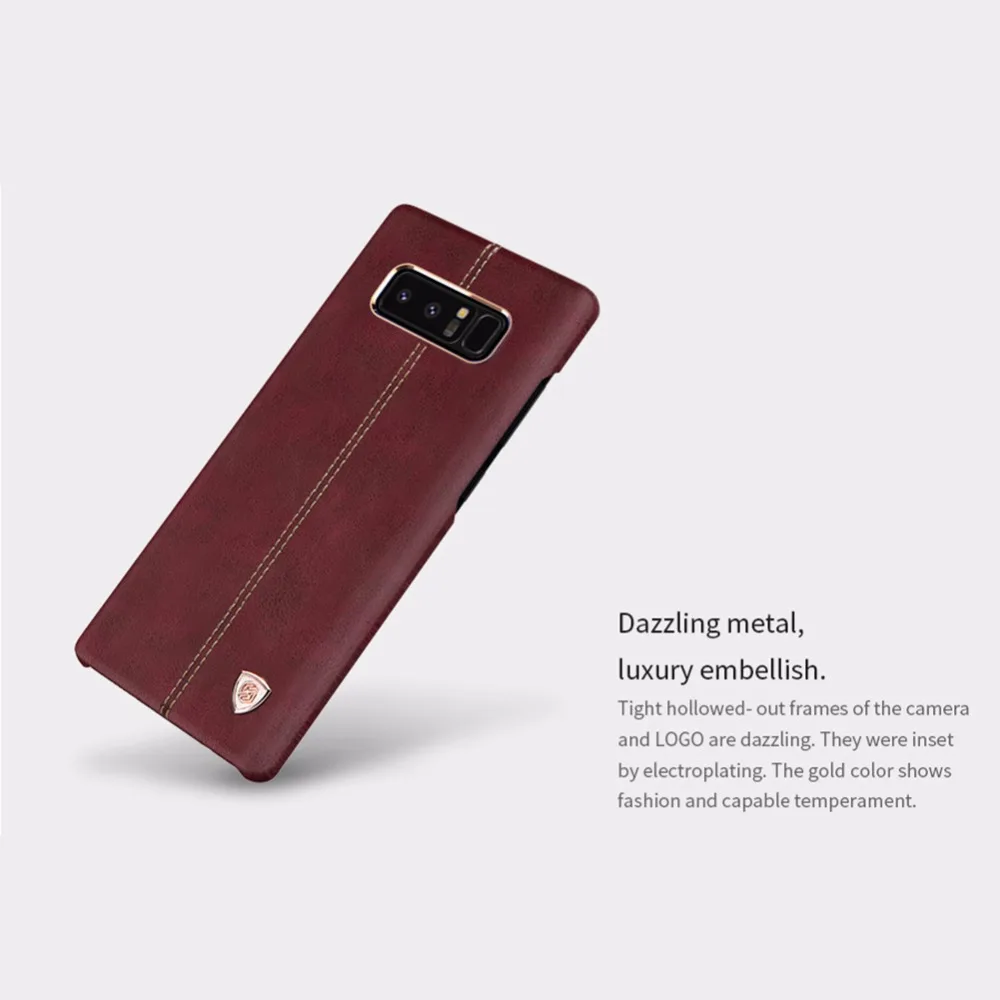 NILLKIN Englon Leather Cover For Samsung Galaxy Note 8 Luxury Vintage Back Phone Cases | Мобильные телефоны и аксессуары