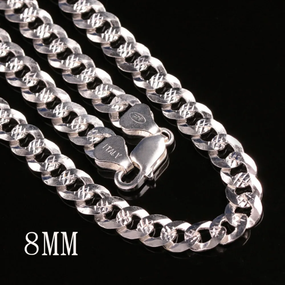 Цепочка Фигаро мужская из серебра 925 пробы 10 шт.|jewelry free shipping|men jewelryfigaro chain |