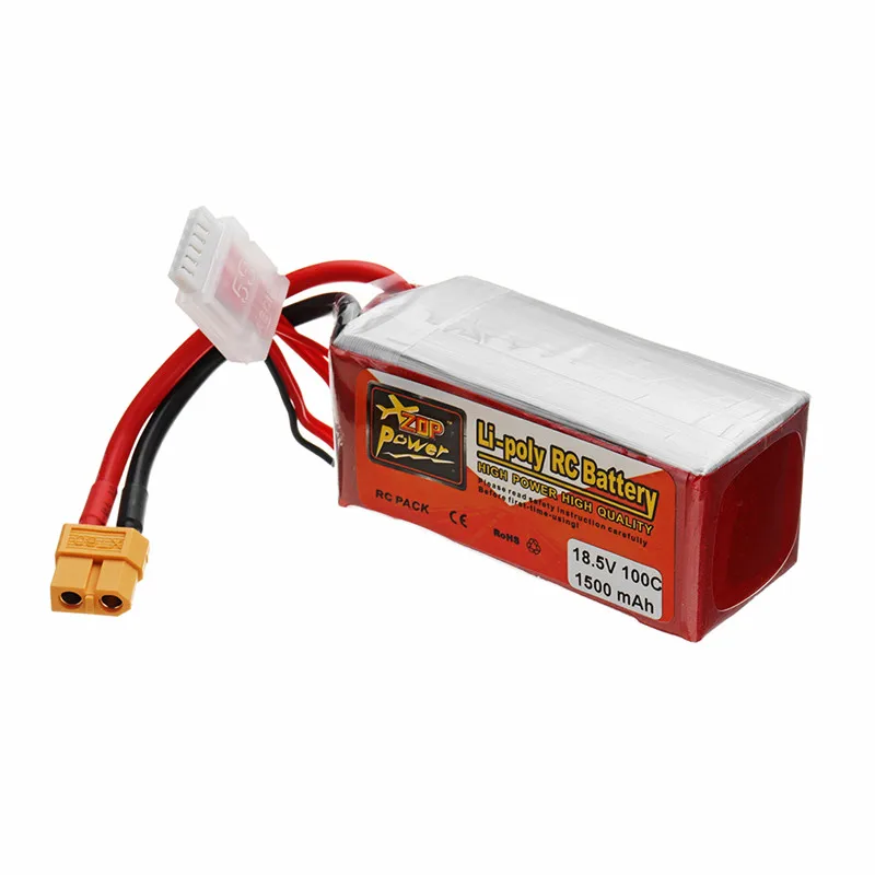 ZOP POWER 18 5 V 1500mAH 100C 5S Lipo аккумуляторная батарея с разъемом XT60 для FPV Racing Drone Frame Part