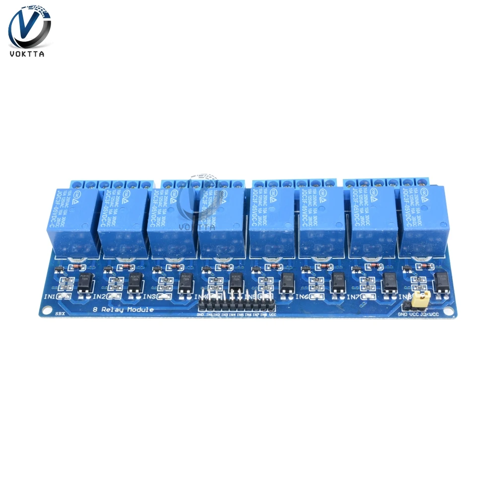 Реле 5 в 8 канальный таймер релейный модуль щит с оптроном для Arduino ARM PIC AVR DSP Diy MCU