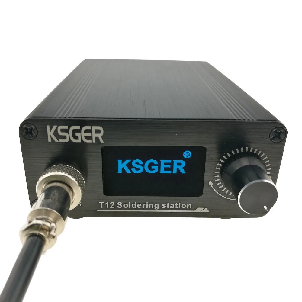 KSGER V2.01 T12 паяльная станция Температура контроллер инструмент сварки Электропаяльники Утюги 9501 Сплав Ручка K B2 BC2 D24